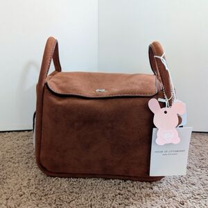 House of Little Bunny Brown Suede (PU) Treasure De Reve Bag 22